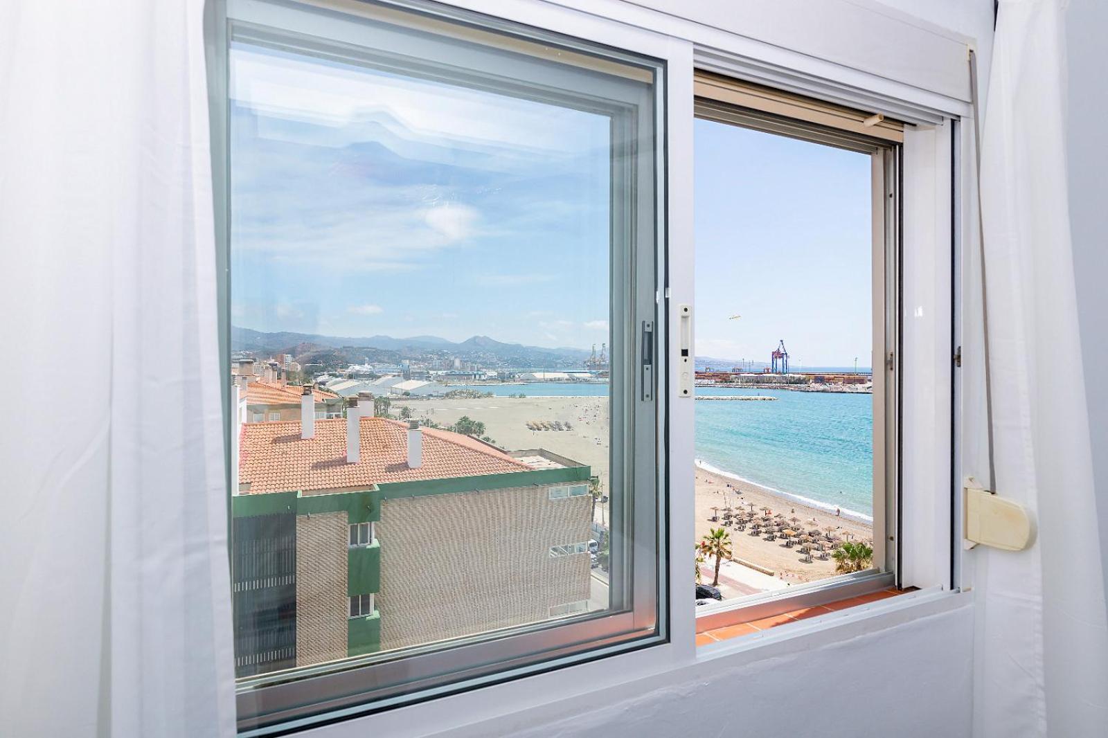 מאלגה Impresionante Vista Al Mar - Elegante Apartamento מראה חיצוני תמונה